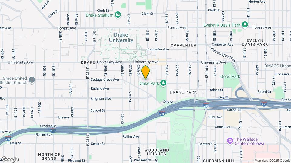 1104 25th St Map and Location Details