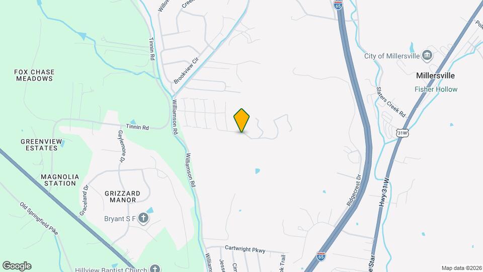 3134 Creekview Ln Map and Location Details