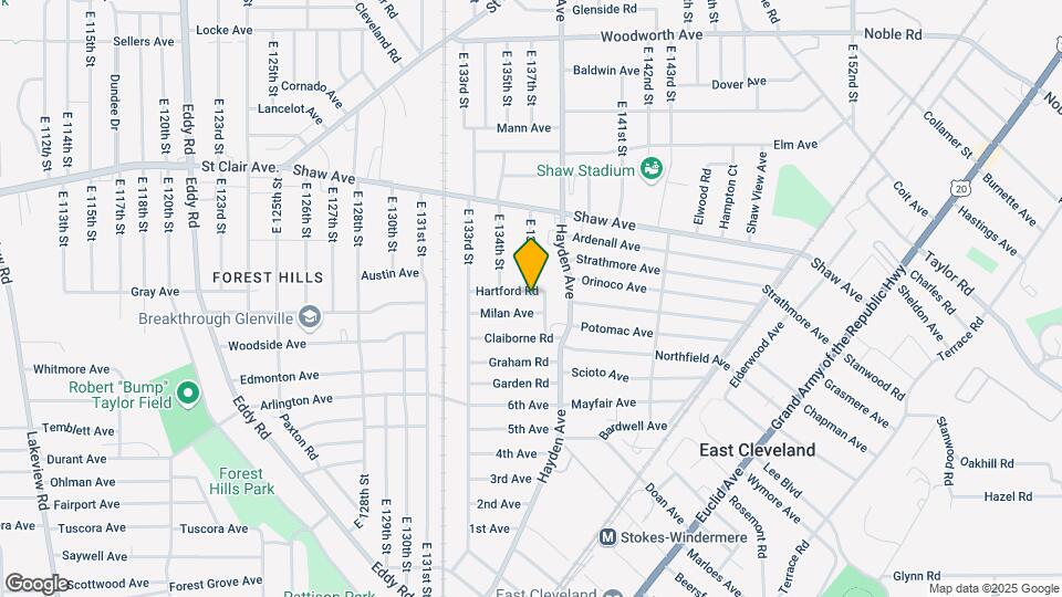 13436 Hartford Ave Map and Location Details