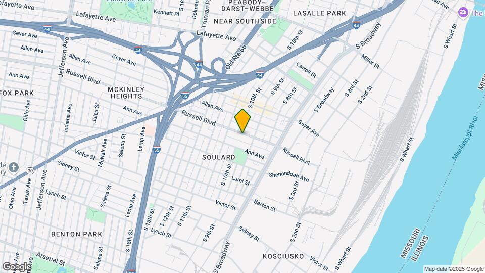 922 Russell Blvd Map and Location Details