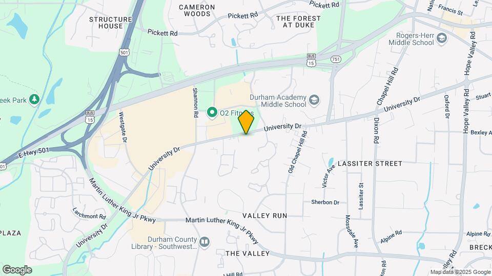 3717 University Dr Map and Location Details