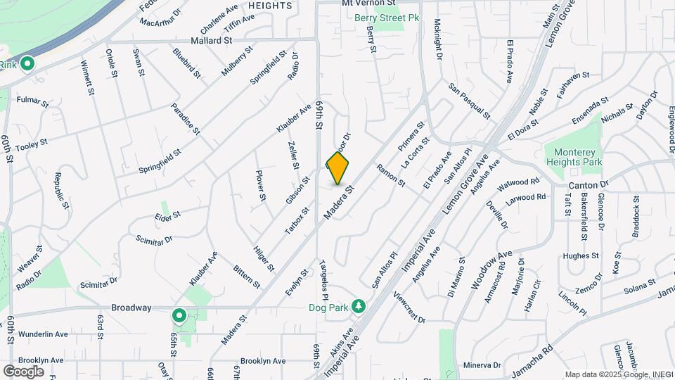 1532-36 Madera St Map and Location Details