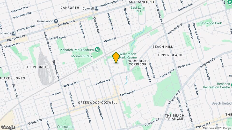 228 Gainsborough Rd Map and Location Details