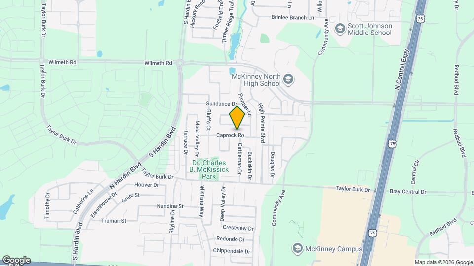 2620 Caprock Rd Map and Location Details