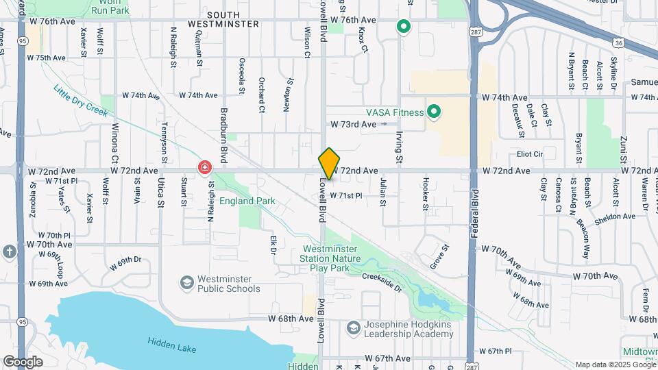 7188 Lowell Blvd Map and Location Details