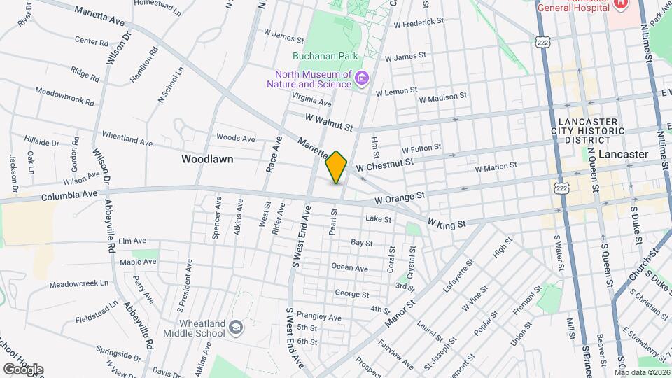 118 College Ave Map and Location Details