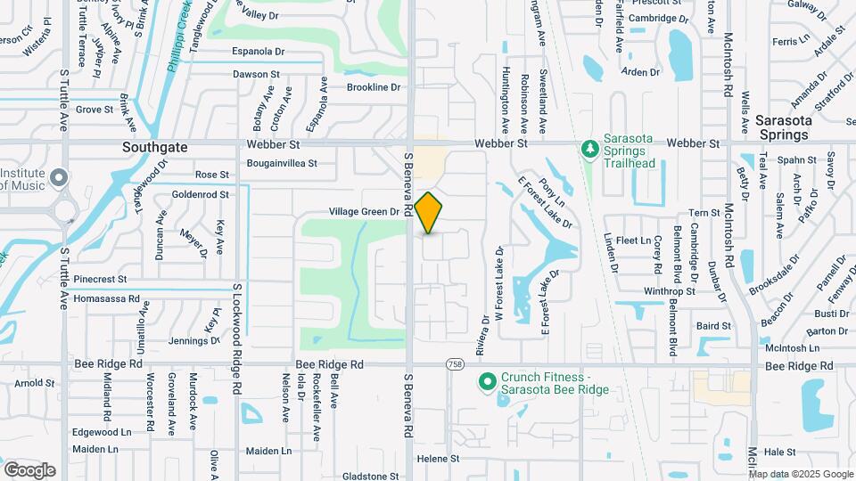3201 S Beneva Rd Map and Location Details