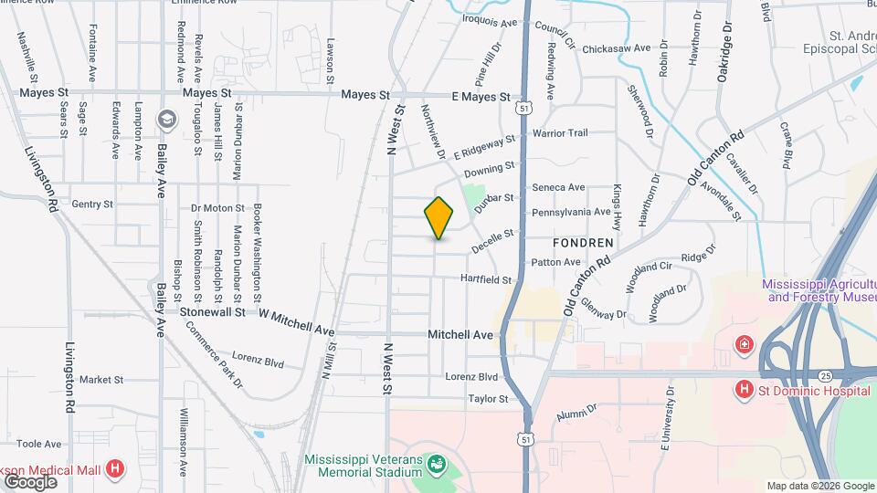 302 Decelle St Map and Location Details