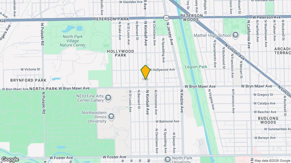 5618 N Kimball Ave, Unit 2A Map and Location Details