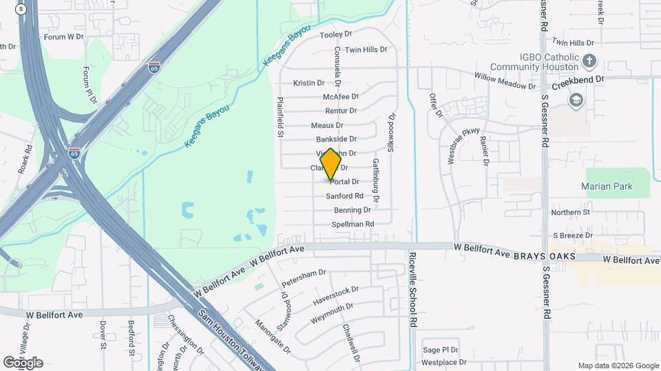 9323 Portal Dr Map and Location Details