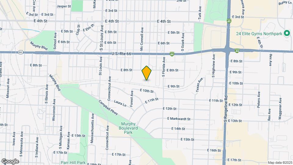 836 S Patterson Ave Map and Location Details