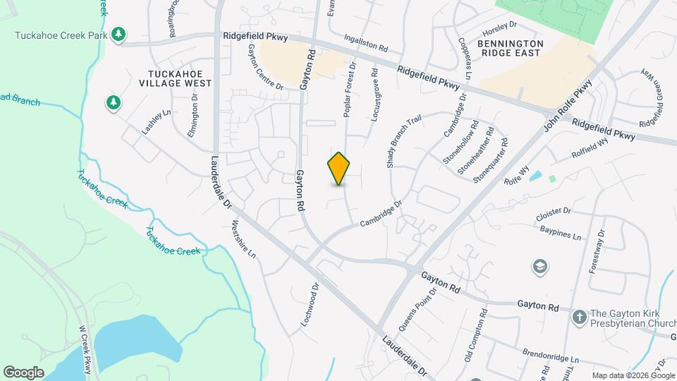 12222 Poplar Forest Dr Map and Location Details