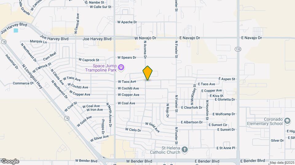 343 W Taos Ave Map and Location Details