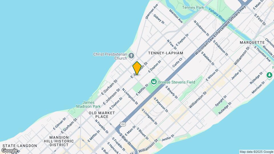 215 N Paterson St-Unit -215 N Paterson Mapa y Detalles de la Ubicación