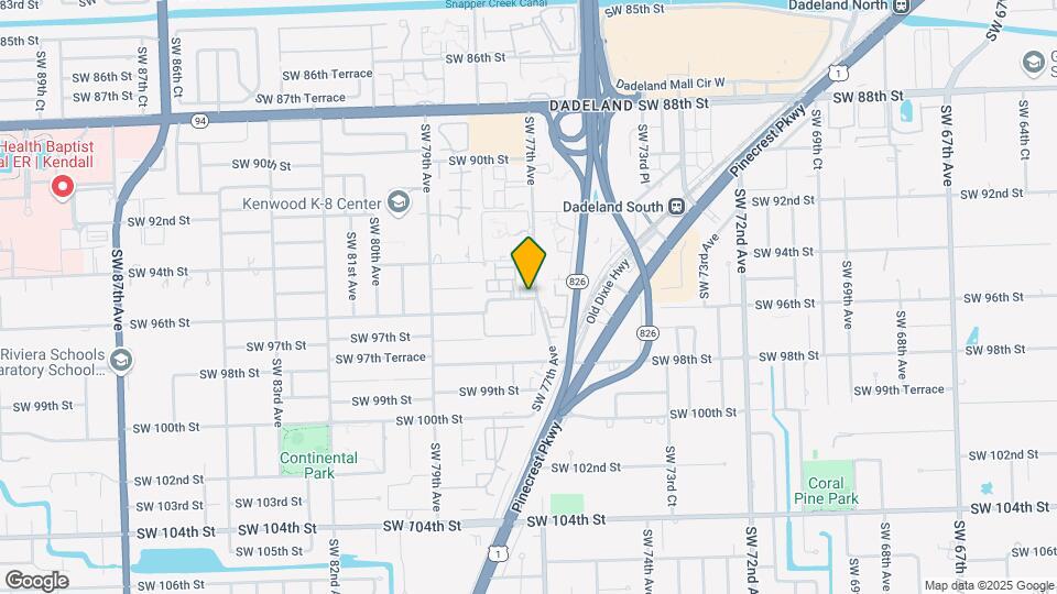 7701 SW 95th Ter Map and Location Details