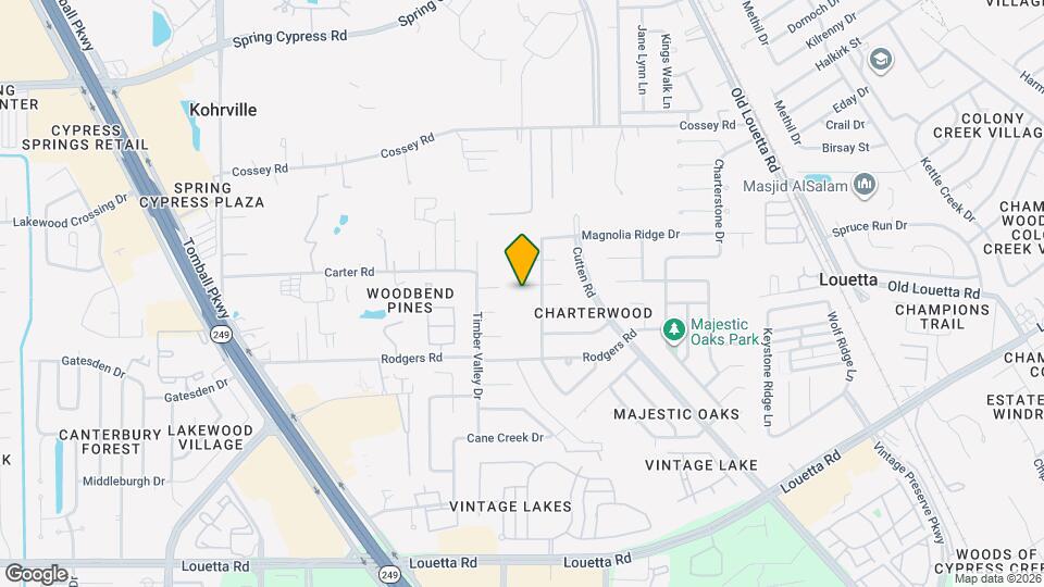 9811 Charter Ridge Dr Mapa y Detalles de la Ubicación