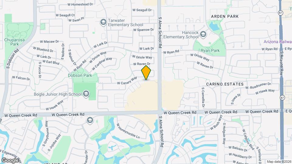 1111 W. Diamondback Dr. Mapa y Detalles de la Ubicación