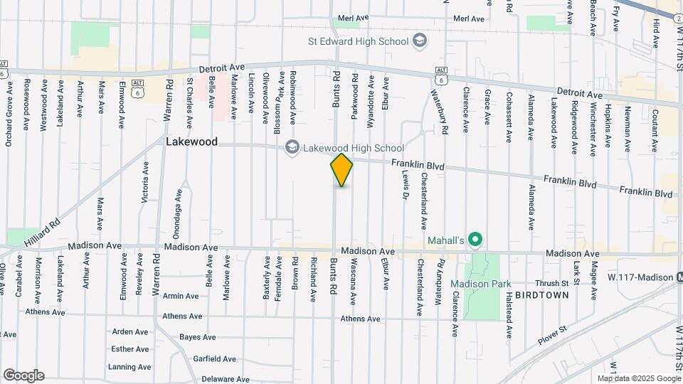 1609 Bunts Rd, Unit 1609 - Lower Mapa y Detalles de la Ubicación