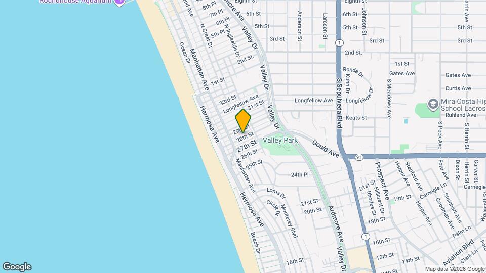 303 28th St, Unit 303 Map and Location Details