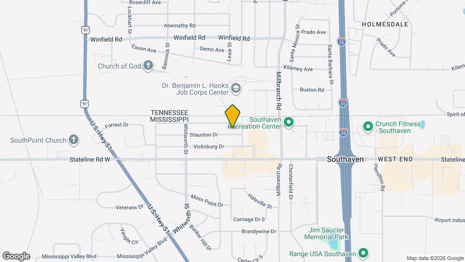 1268 Staunton Dr Map and Location Details