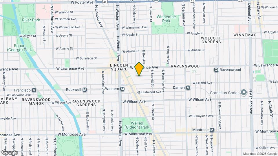 2251 W Giddings St Map and Location Details