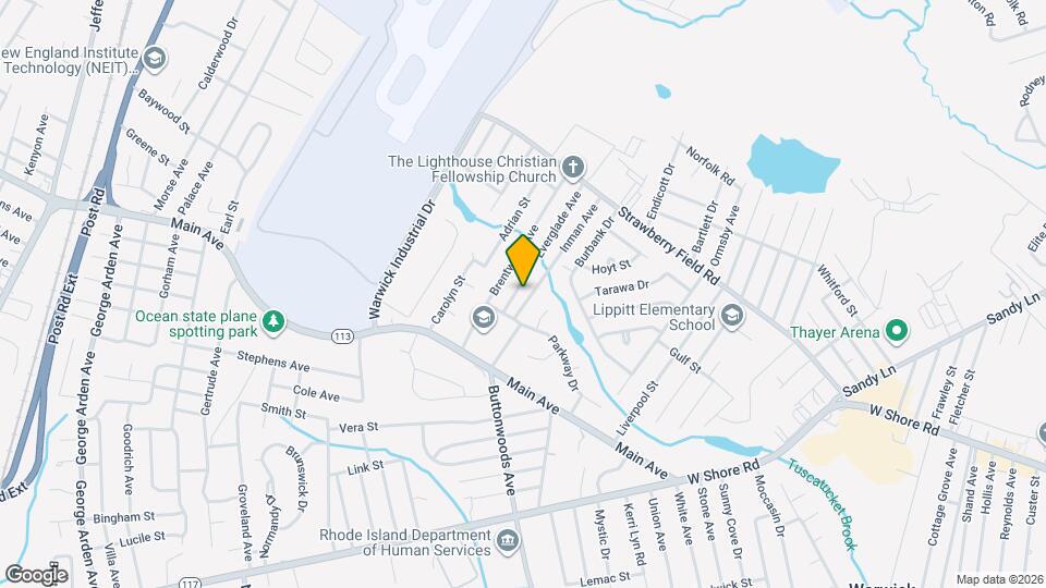 133 Inman Ave Map and Location Details