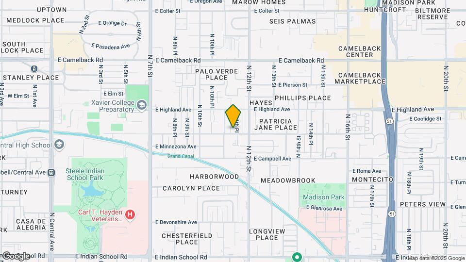 4604 N 11th Pl Map and Location Details