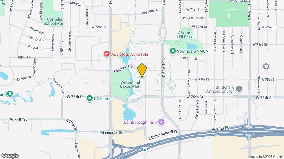 7420 Edinborough Way Map and Location Details