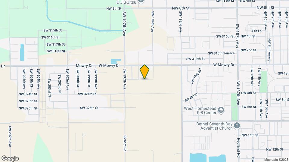 32208 SW 194th Ct Map and Location Details