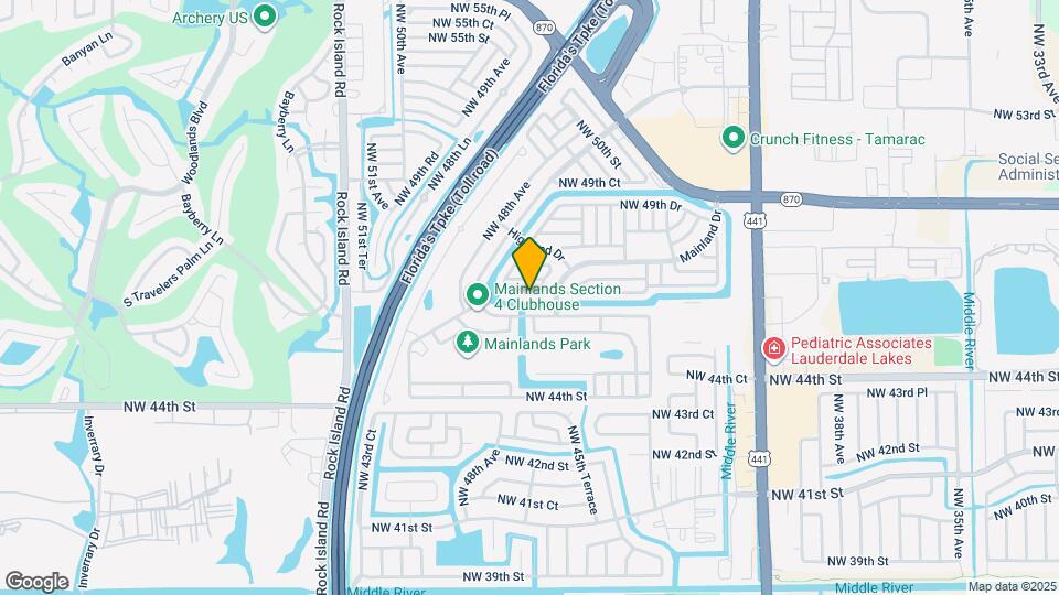 4610 NW 47th St Map and Location Details