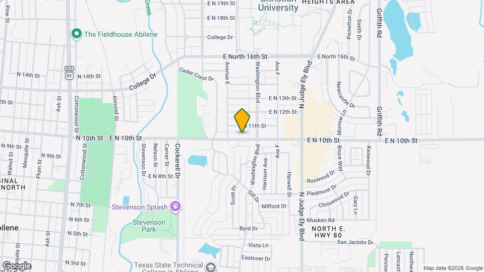 750 E N 14th St Map and Location Details