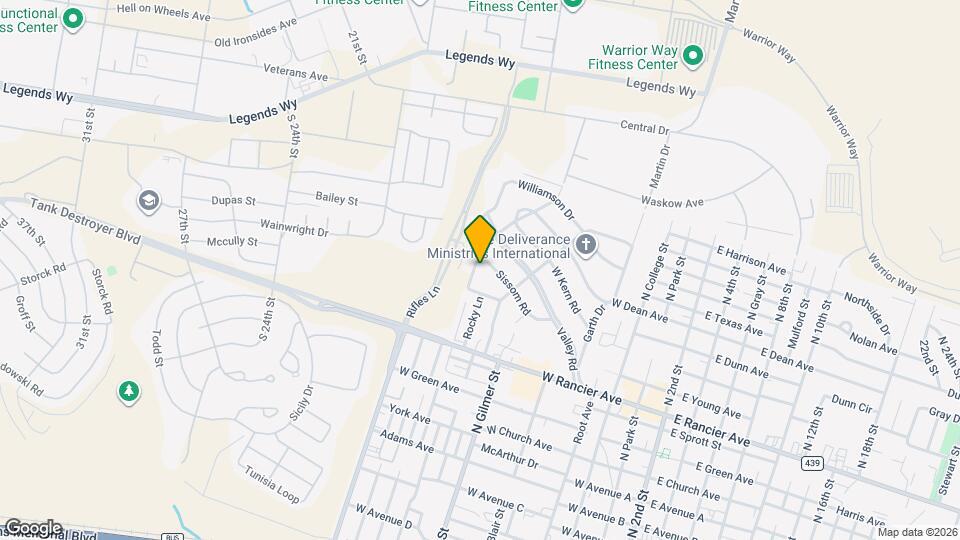 1308 Fairview Dr Map and Location Details