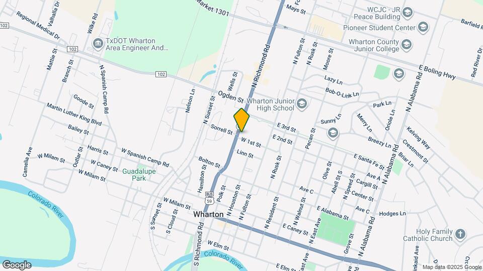 702 N Richmond Rd Map and Location Details