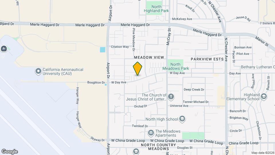 616 W Day Ave Map and Location Details