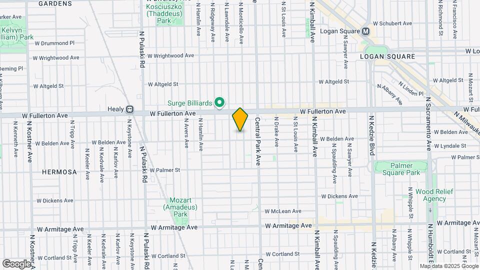 2308 N Monticello Ave Map and Location Details