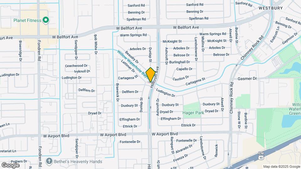 11806 Hillcroft Ave Map and Location Details