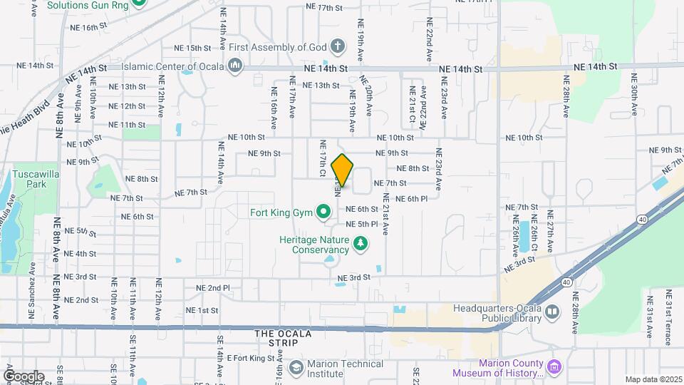 629 NE 18th Ave Mapa y Detalles de la Ubicación