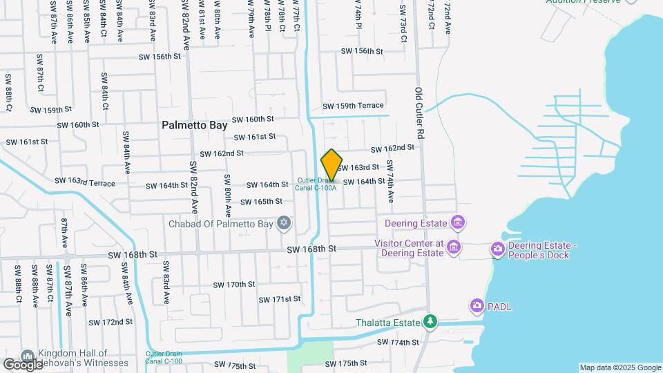 7620 SW 164th St Map and Location Details
