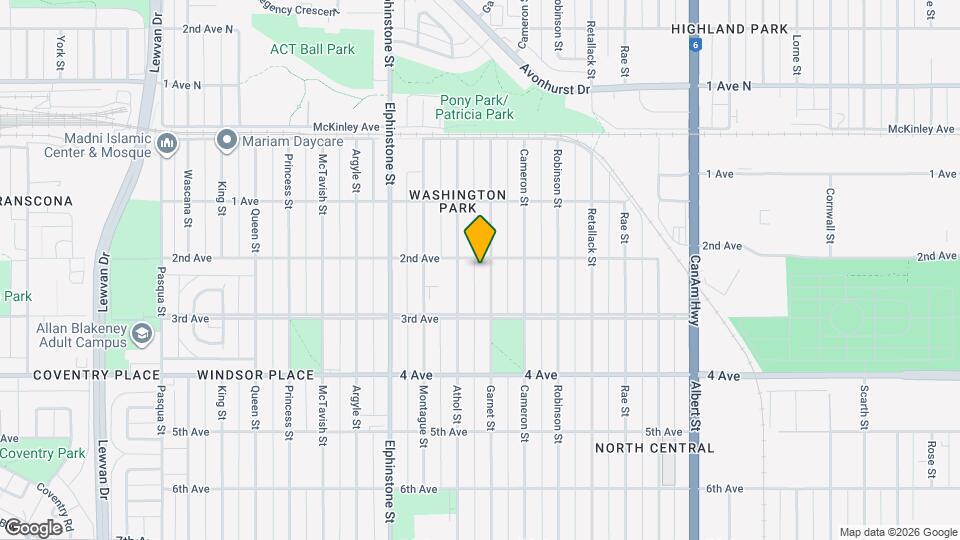 814 Garnet St Map and Location Details