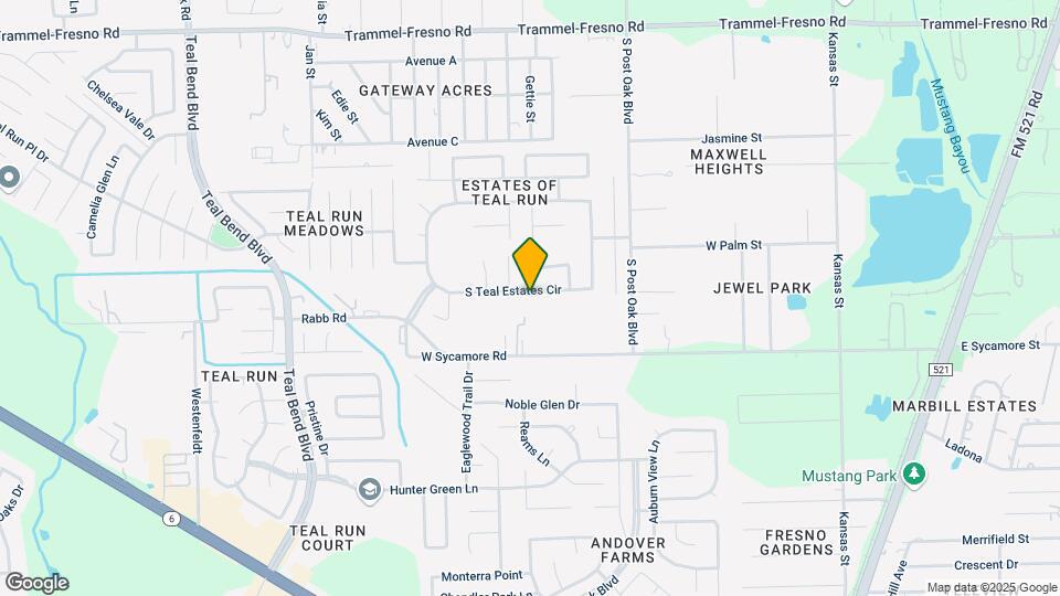 1123 S Teal Estates Cir Map and Location Details