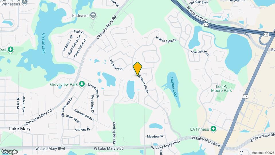 150 Hidden Lake Dr Map and Location Details