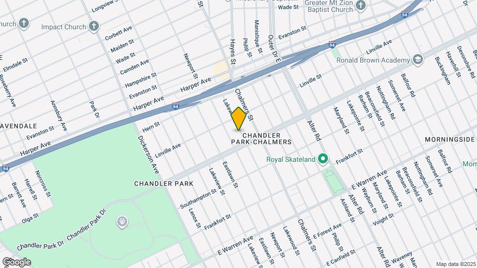 5741 Lakewood St Map and Location Details