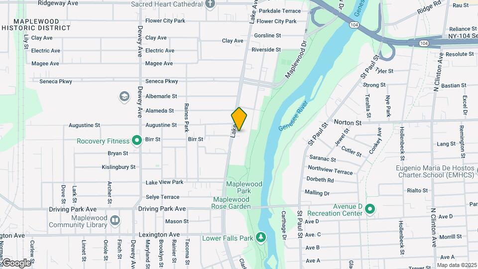 1088 Lake Ave Mapa y Detalles de la Ubicación