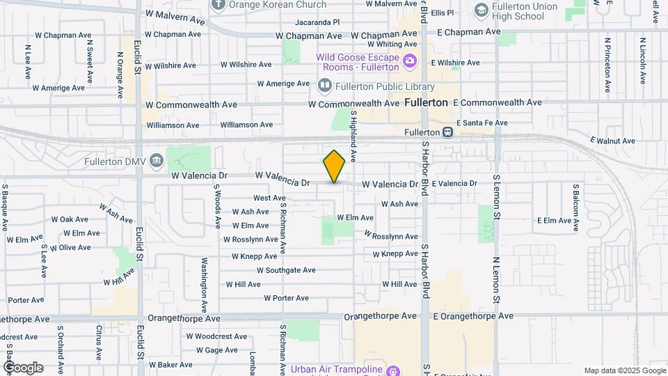 324 W Valencia Dr Mapa y Detalles de la Ubicación