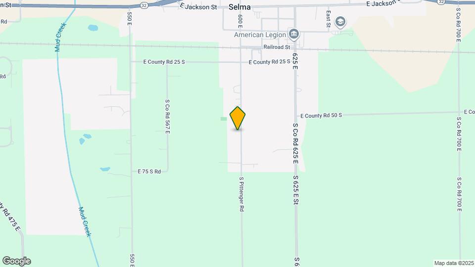 1003 S Pittenger Rd Map and Location Details