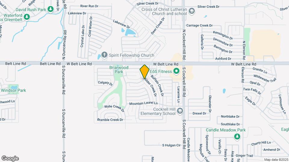123 Boulder Creek Dr Map and Location Details