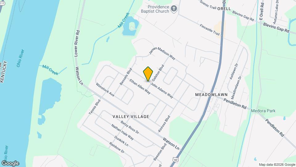 7000 John Adams Way Map and Location Details