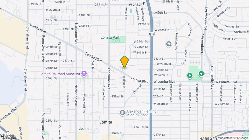 24800 Walnut St Map and Location Details