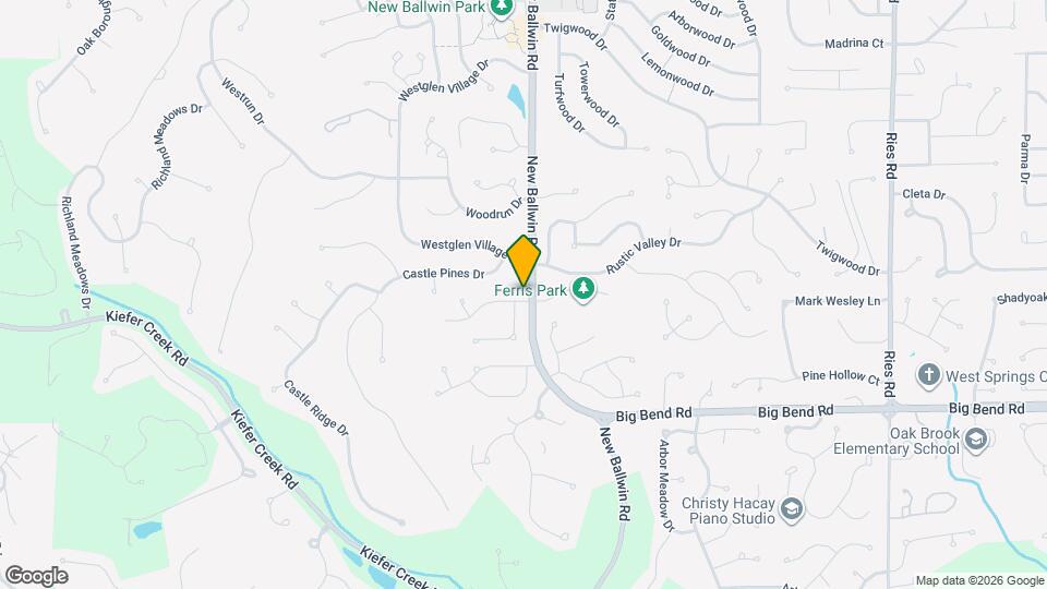 701 Oak Run Ln Map and Location Details