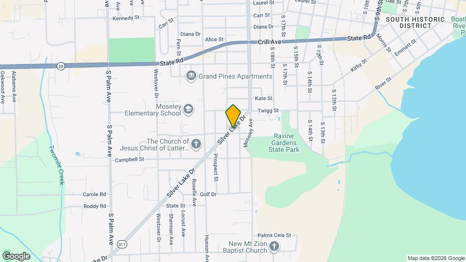 2113 Silver Lake Dr Map and Location Details